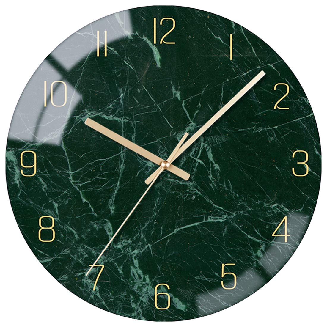 Amazon.com: VIKMARI Glass Wall Clock Silent Non Ticking Wall Clock